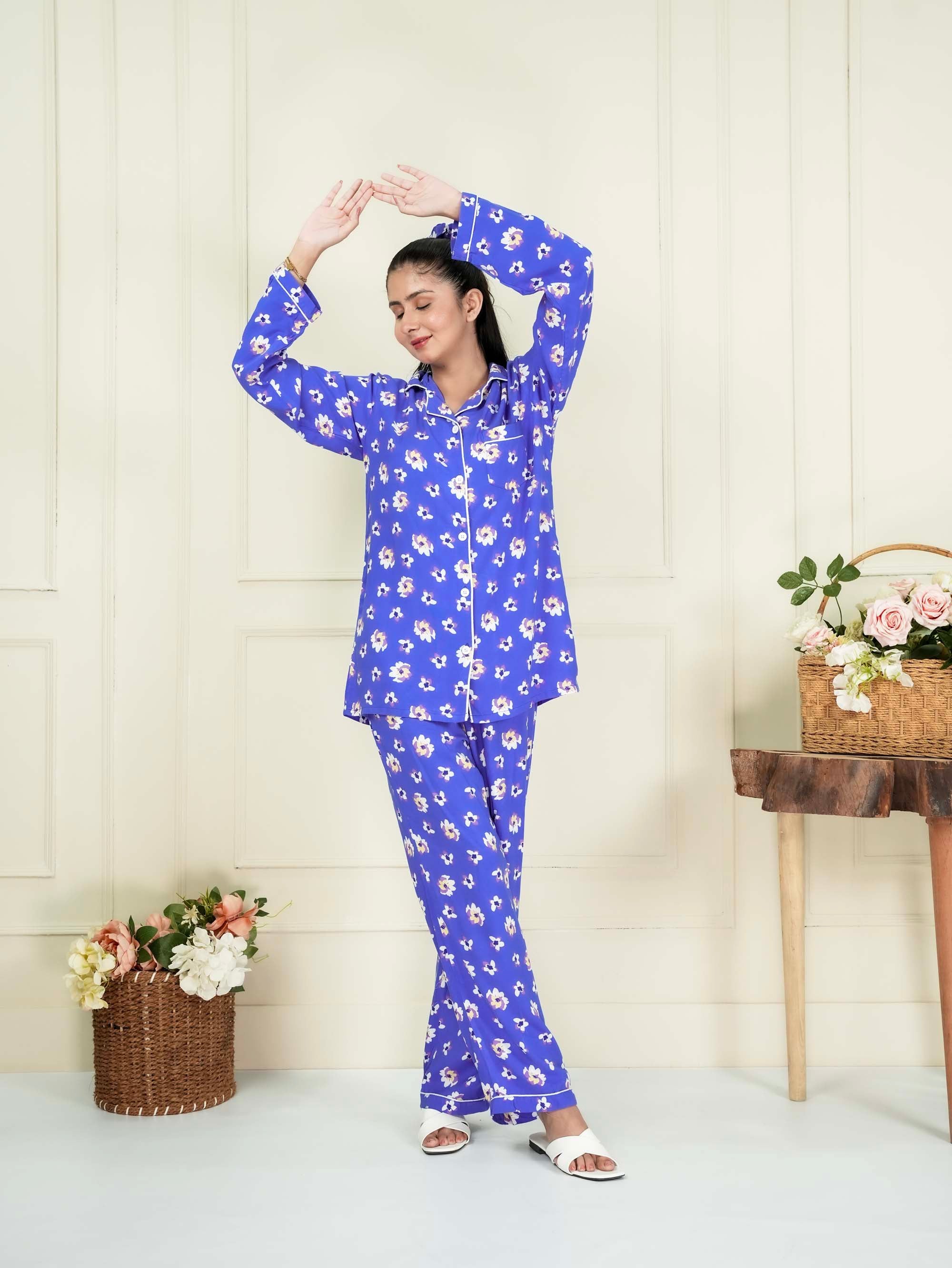 Blossom Dreams Floral Pajama Set