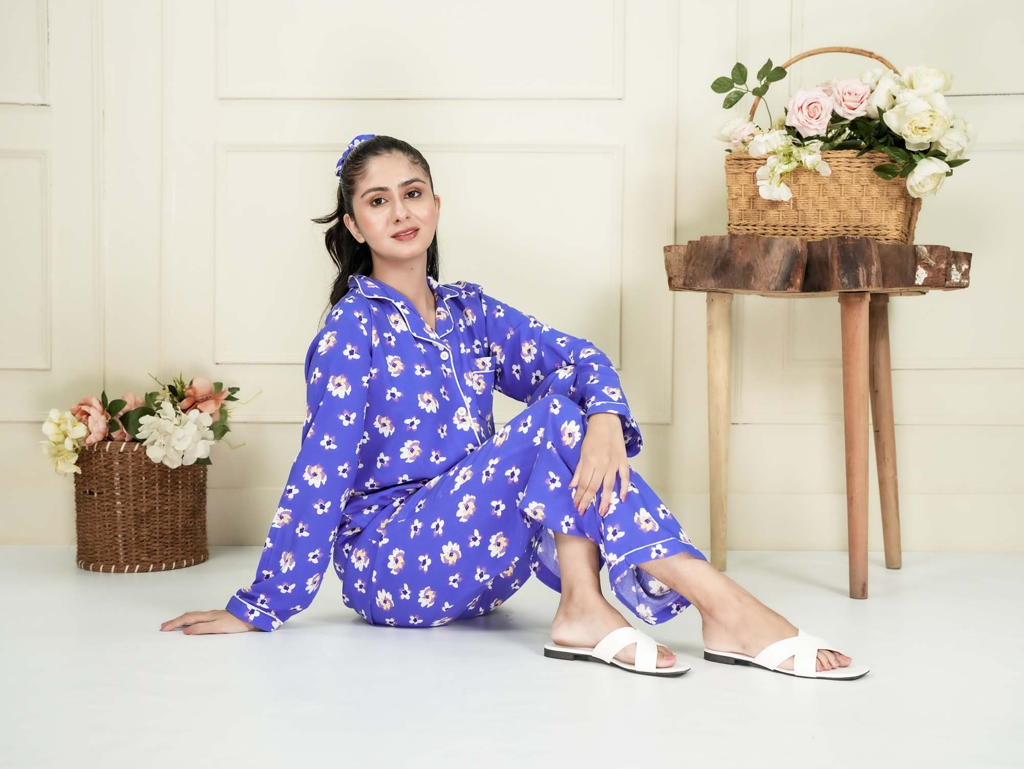 Blossom Dreams Floral Pajama Set