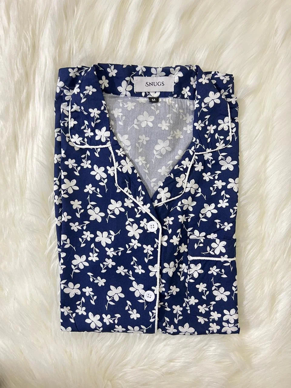 Navy Floral Dreams PJ Set